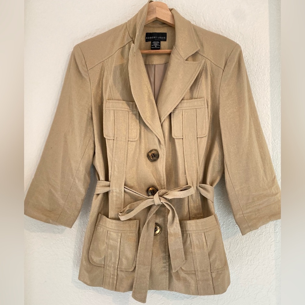100% Linen jacket 🧥